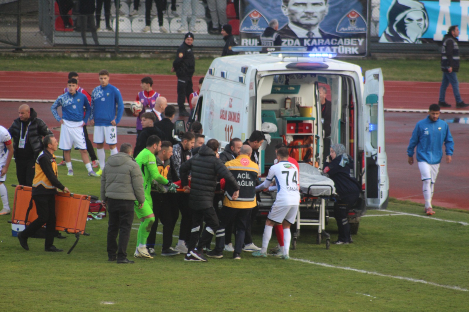 Gmg Kastamonuspor Maçında Korkutan Anlar! (4)