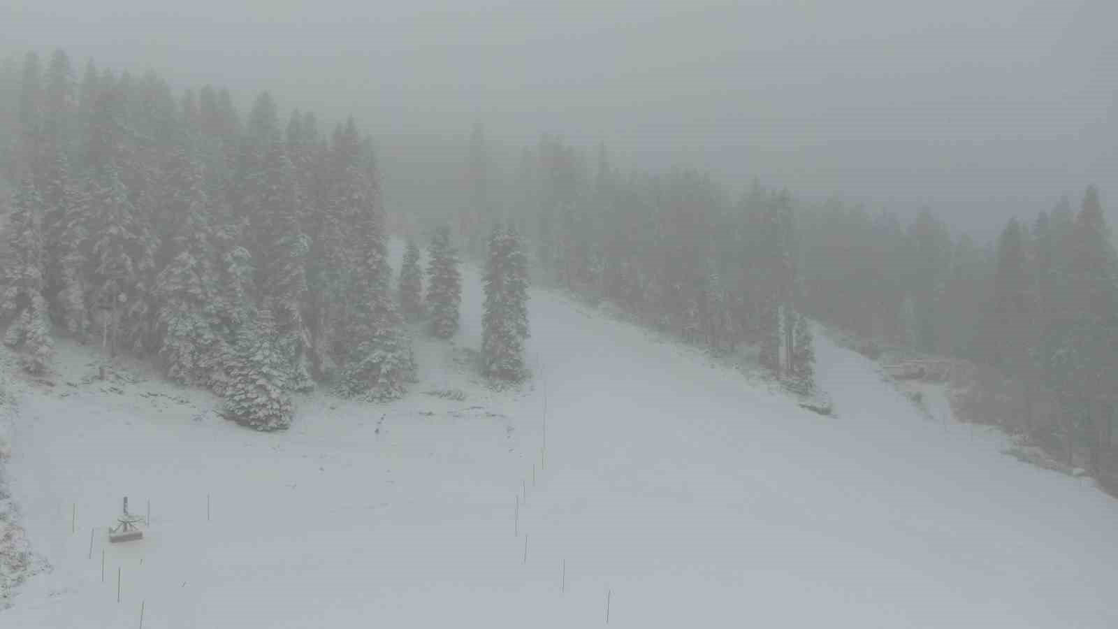 Ilgaz Dağı'nda Kar Kalınlığı 20 Santimetreye Ulaştı (1)