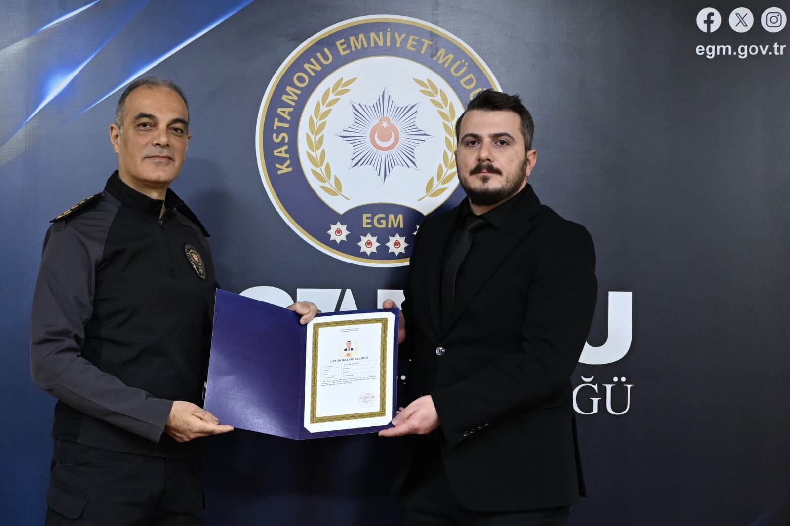 Kastamonu İl Emniyeti’nde Ödül Töreni (2)