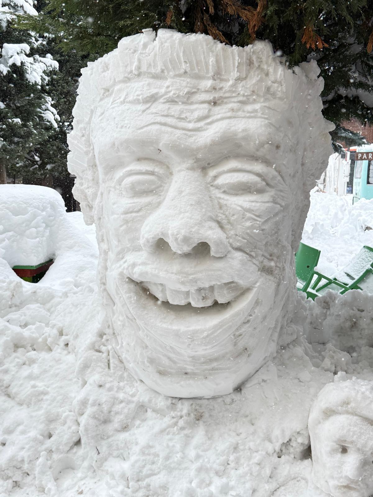 Kastamonu’da Rönesans’ı Aratmayan Kardan Heykel (1)