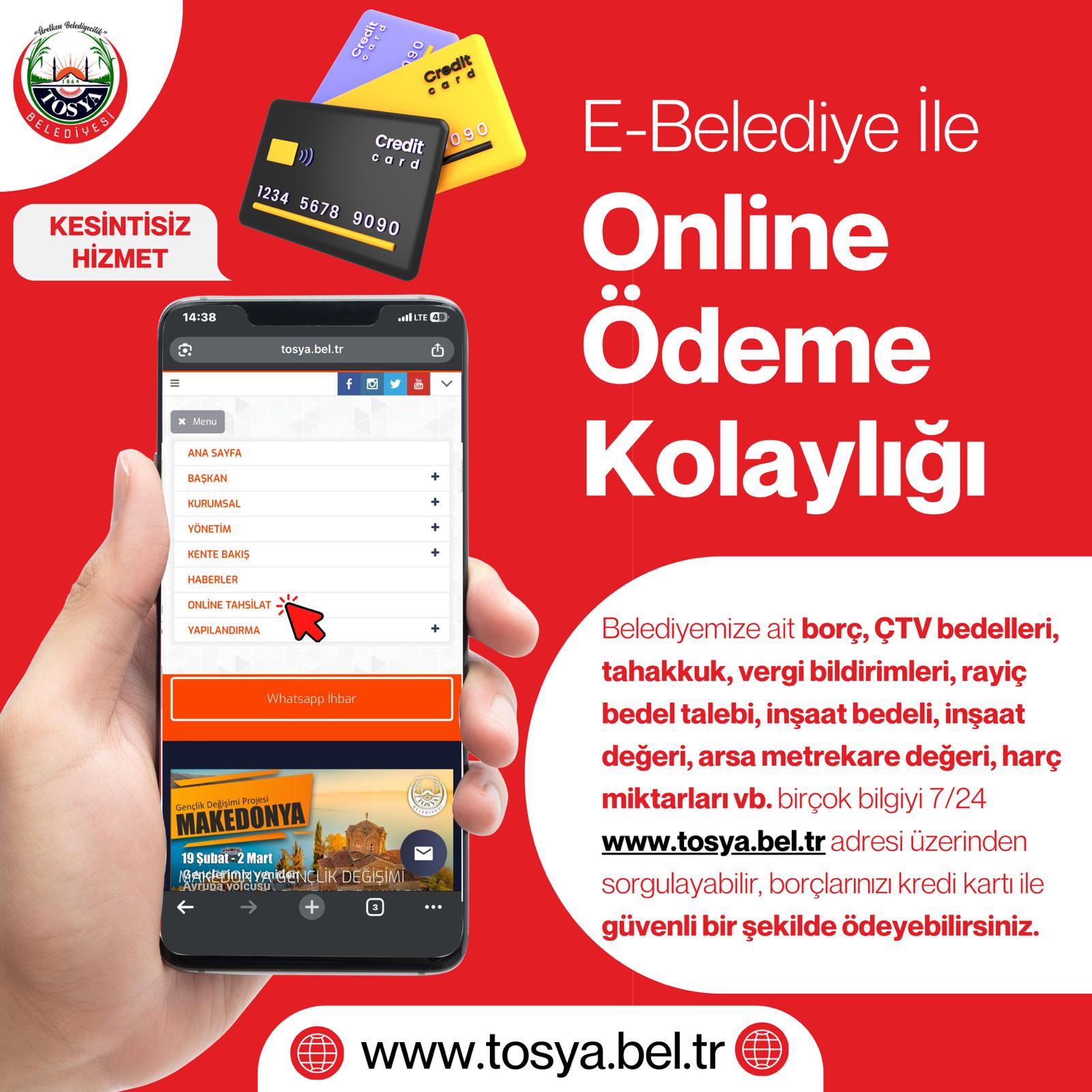 Tosya Belediyesi Dijital Ödeme Sistemini Kullanıma Açtı-1