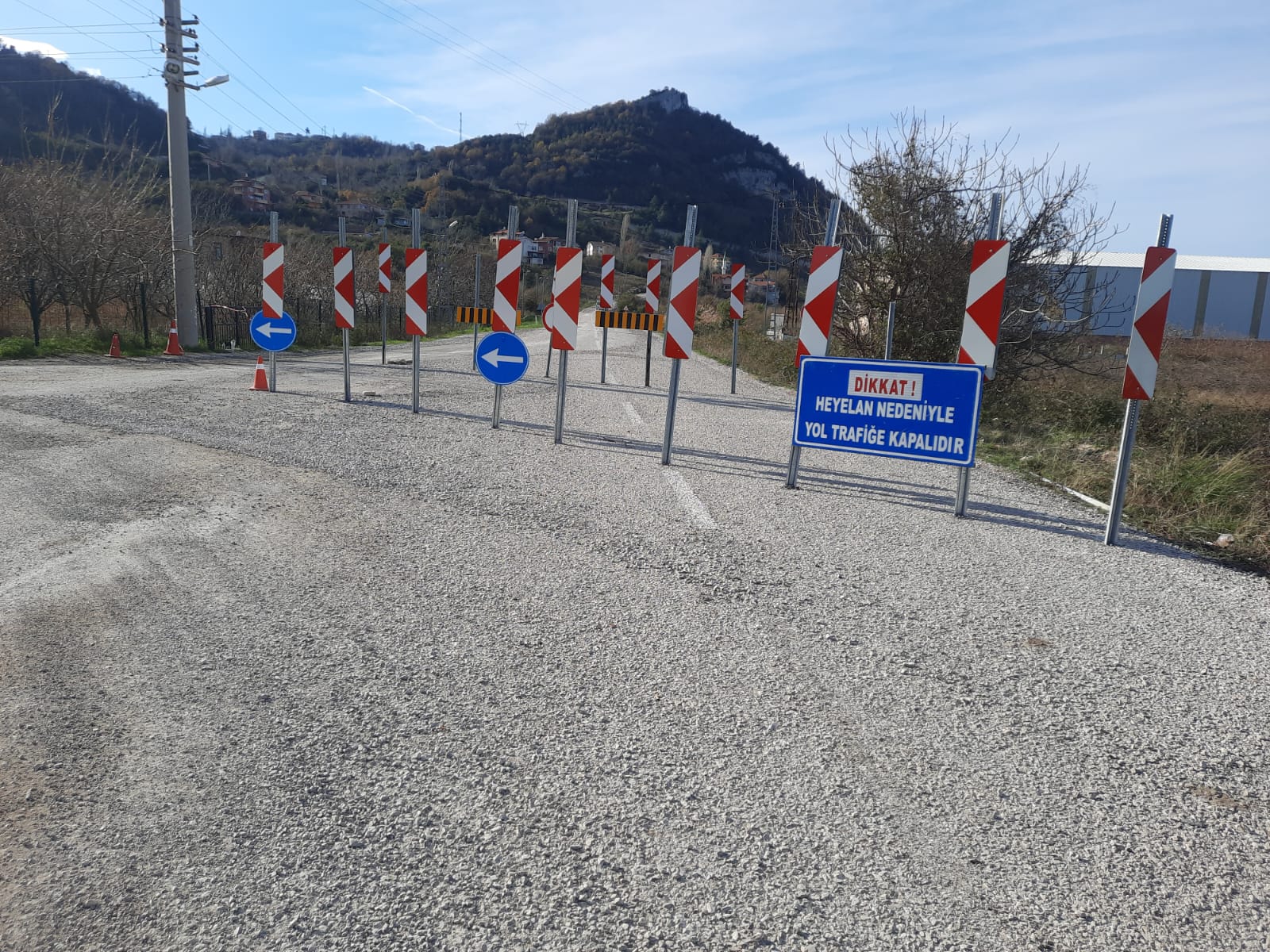 Cide’de Çöken Sahil Yolunda Son Durum (2)