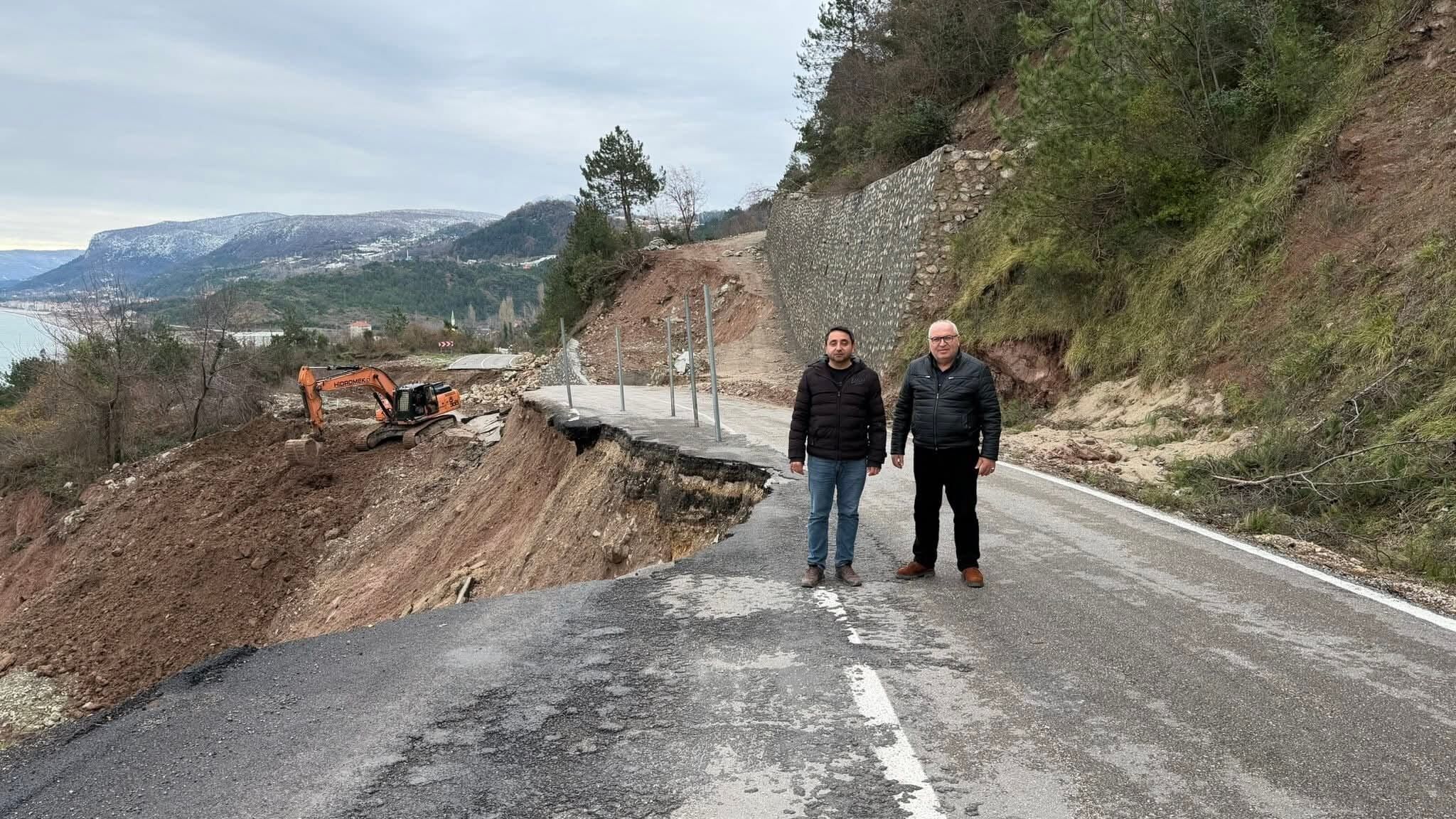 Güner Durası’dan Heyelan Bölgesinde Inceleme (2)