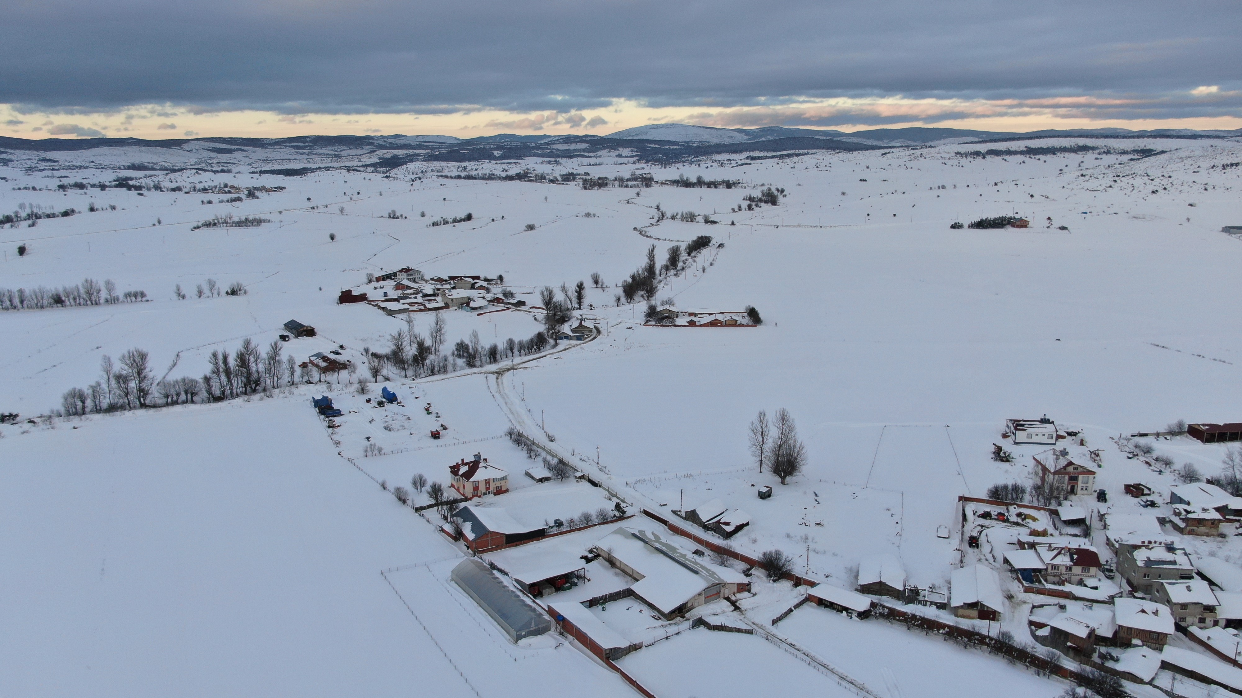 Kastamonu Buz Kesti Barajlar Ve Göletler Dondu (1)