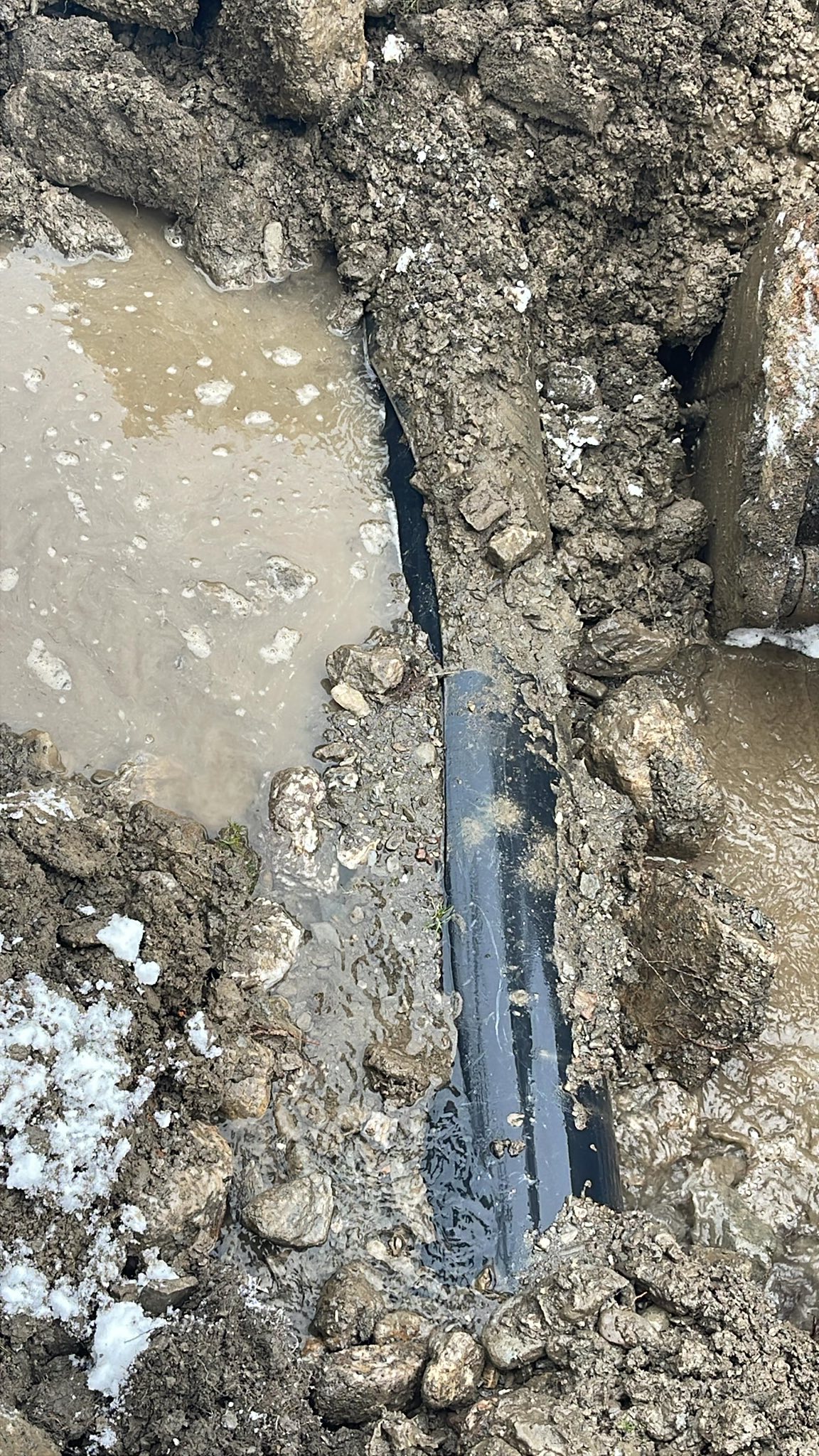 Kastamonu’nun Ilçesinde Içme Suyu Hattı Patladı (2)