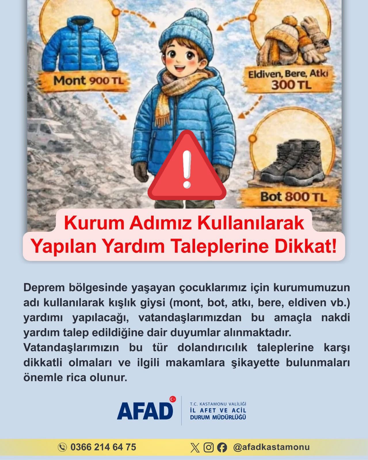 Kurum Adını Kullanıyorlar! Afad'dan Dolandırıcılık Uyarısı