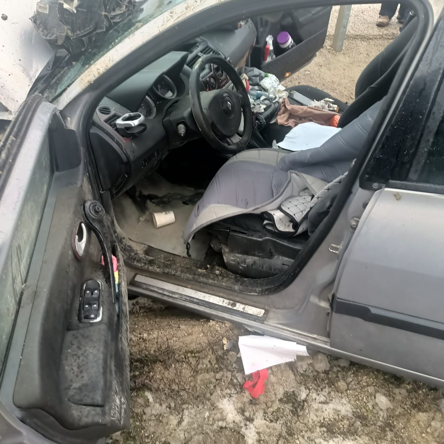 Otomobil Takla Attı Sürücü Yaralandı (1)