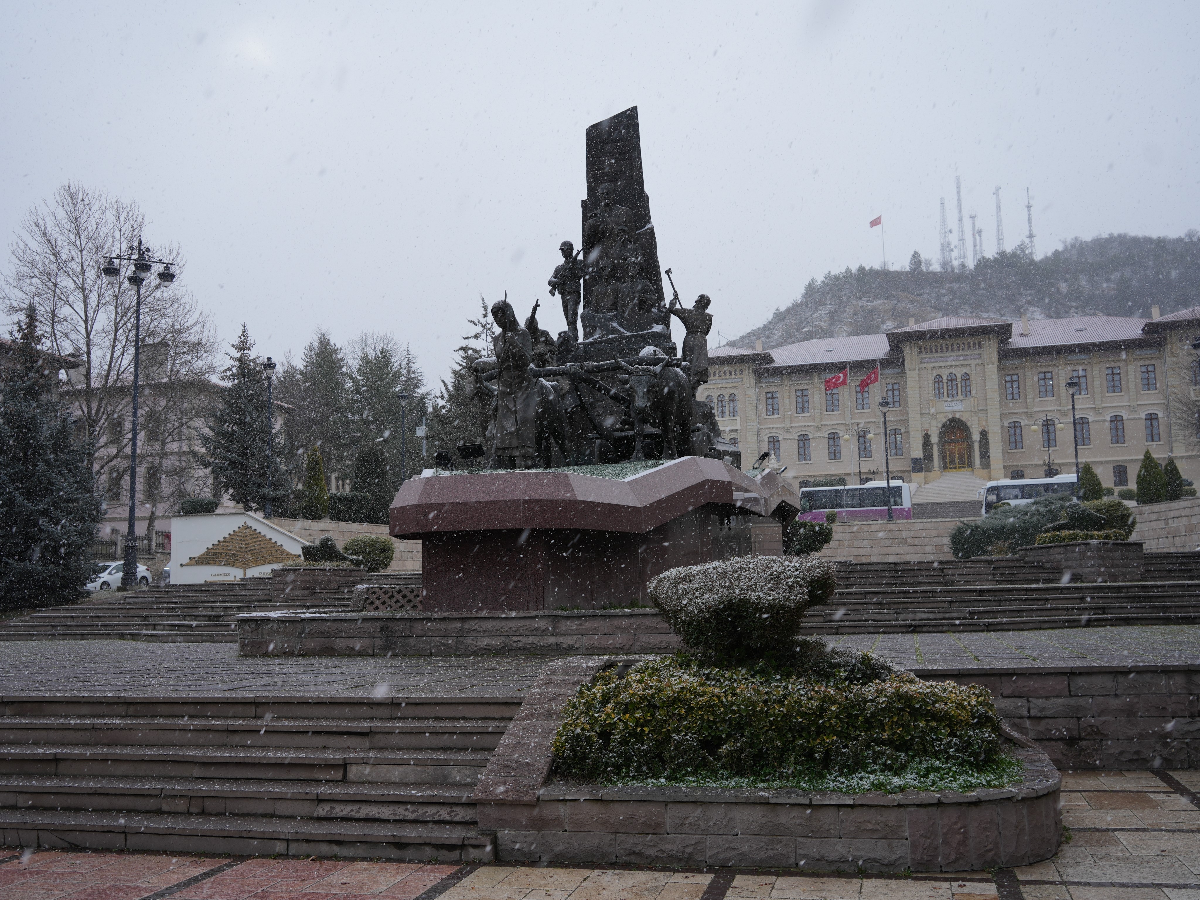 Kastamonu Ramazan’ın Ilk Gününe Karla Uyandı (1)