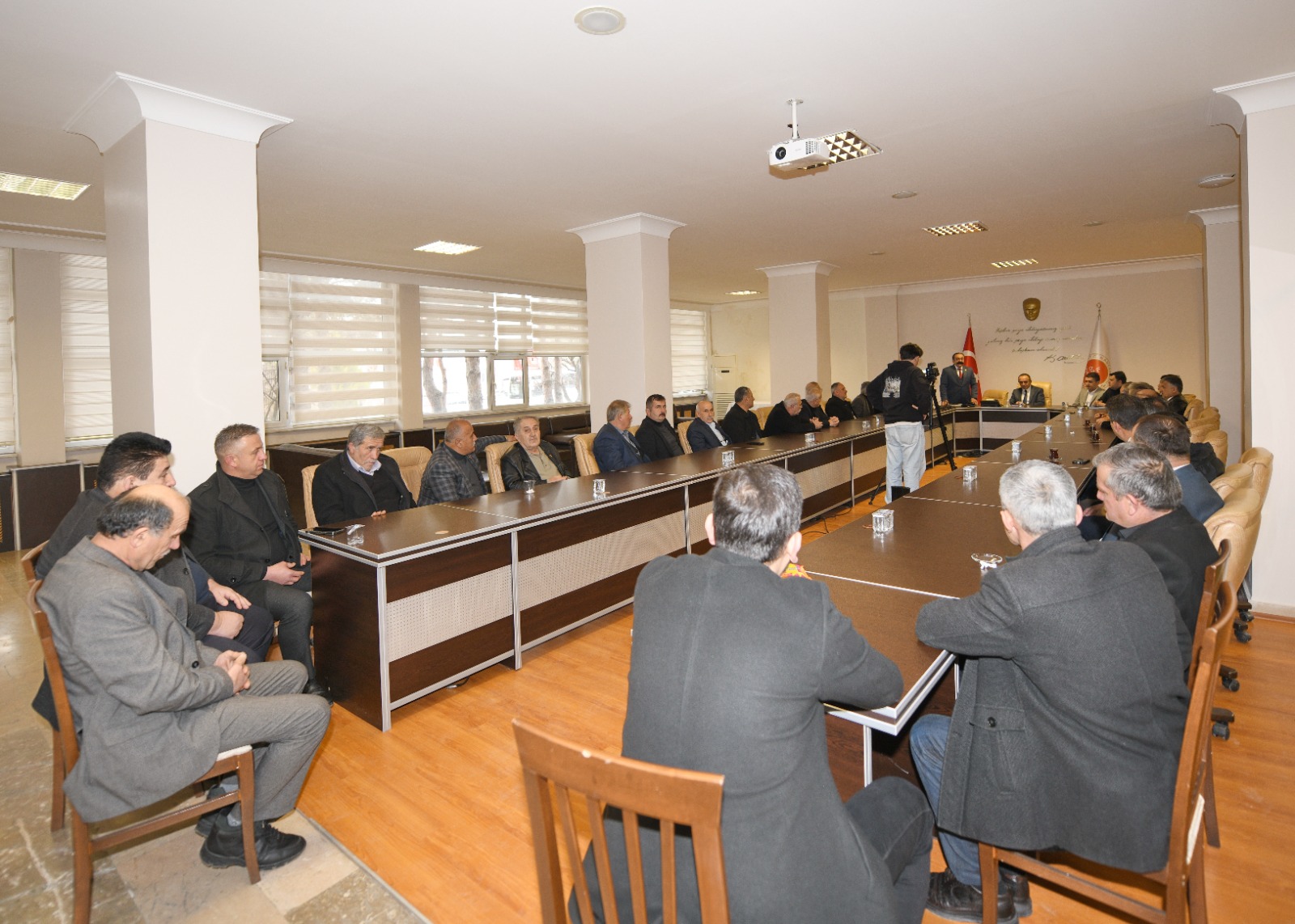 Muhtarlar Derneğinden Genel Sekreter Sinsi’ye Teşekkür Ziyareti (2)