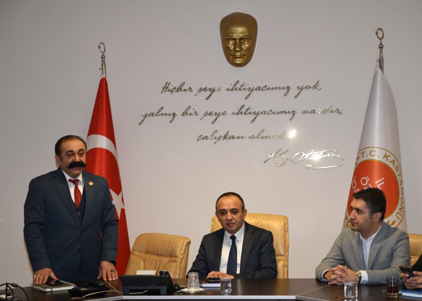 Muhtarlar Derneğinden Genel Sekreter Sinsi’ye Teşekkür Ziyareti (3)