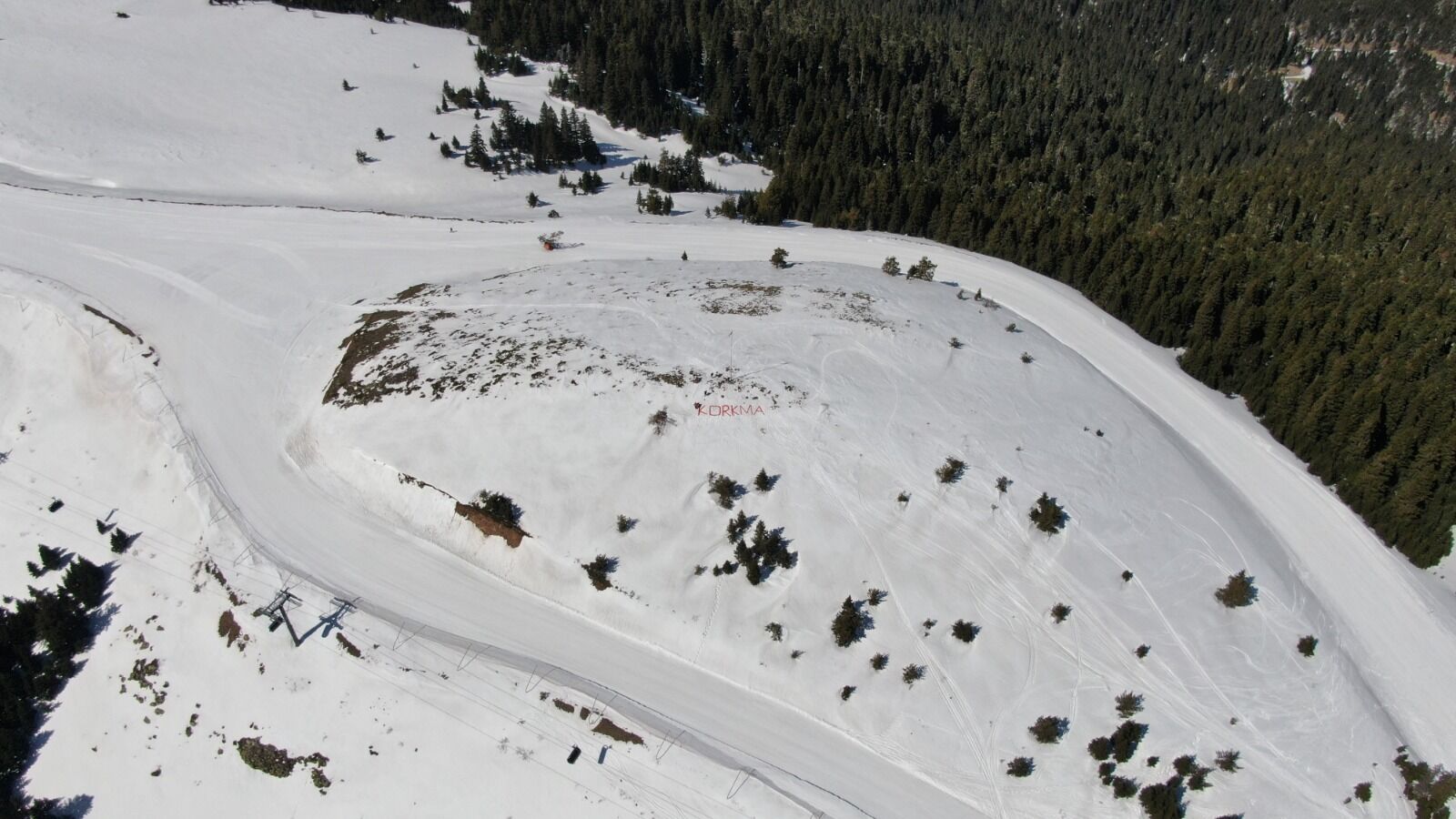 Ilgaz Dağı’nın Zirvesine ‘Korkma’ Yazdılar (3)-1