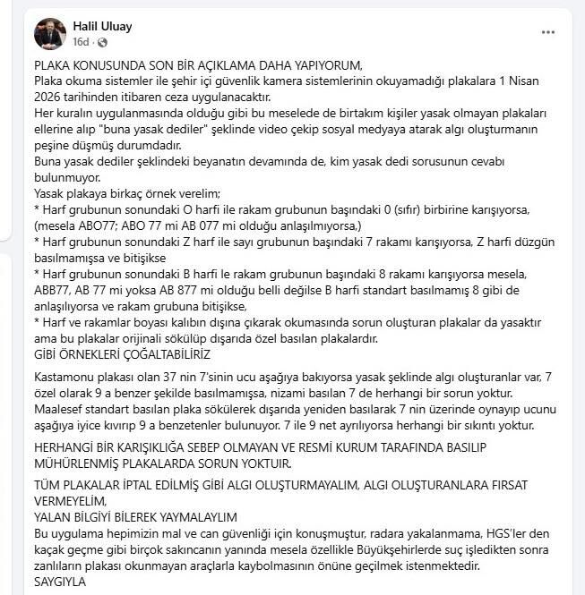 Karabacak’tan Uluay’a Kamuoyunu Yanıltmışsınız-1