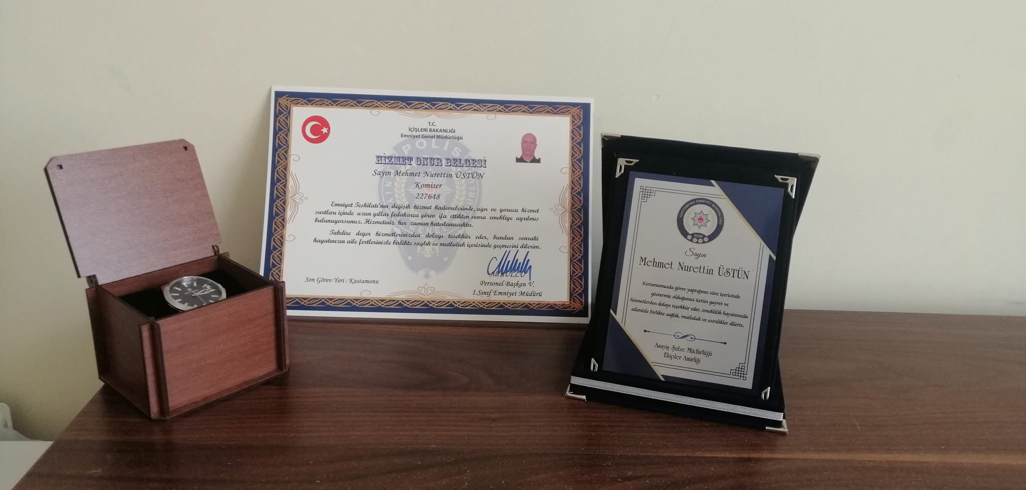 Kastamonu’da ‘Polis Hikayeleri’ Yazarı Komiser Emekli Oldu (1)