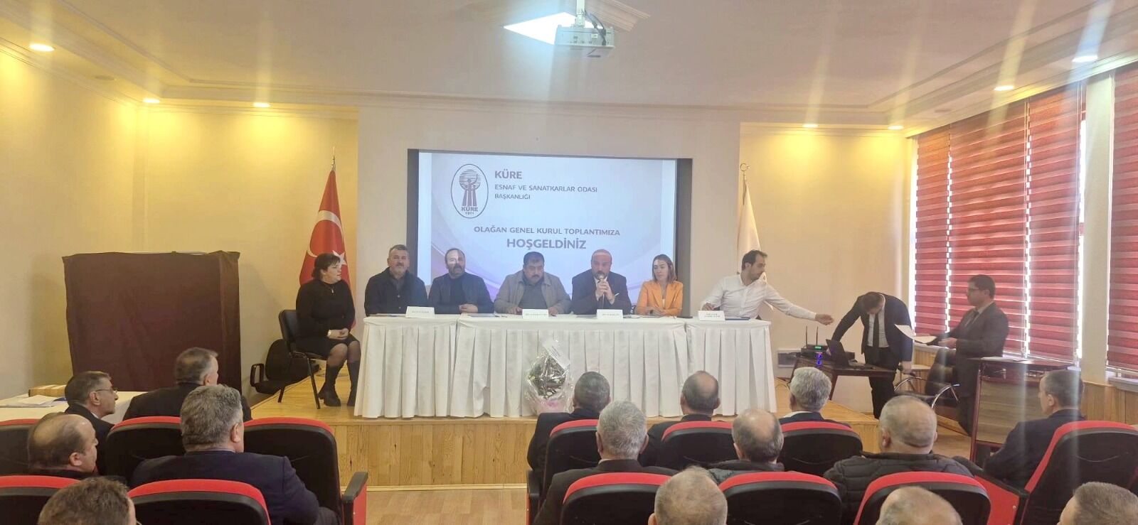 Küre Esnaf Odası Başkanı Kemal Atay Güven Tazeledi (1)