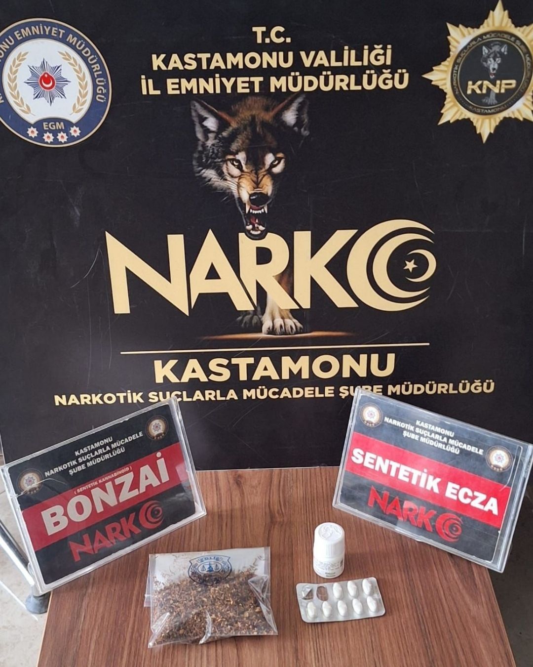 Kastamonu’da bonzai ve hap ele geçirildi