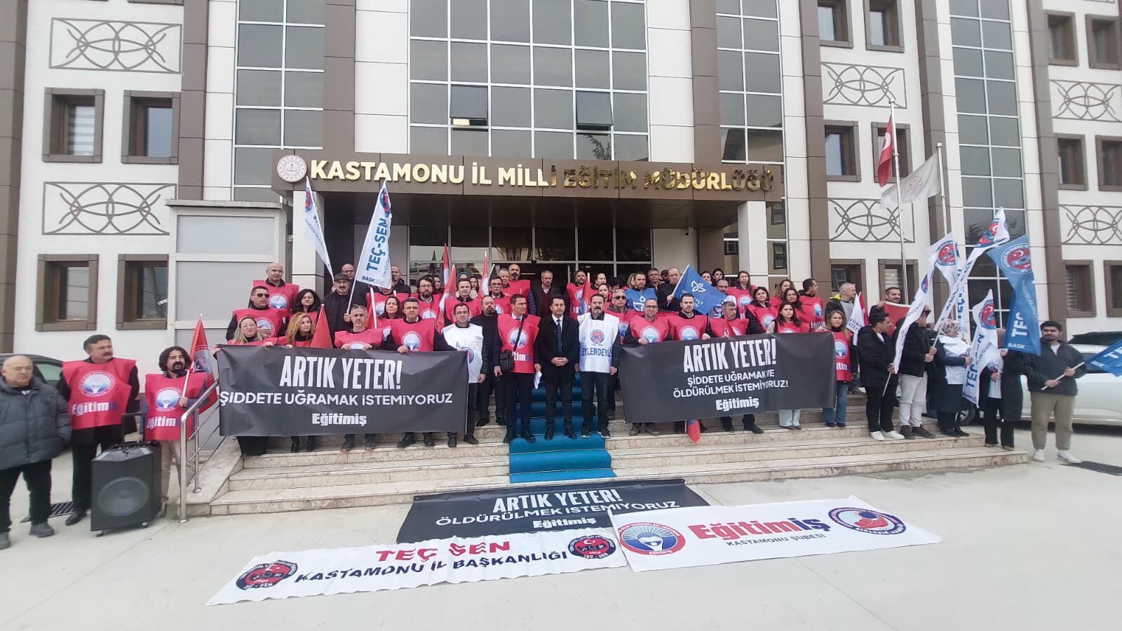 Öğretmene Şiddete Kastamonu’dan Ortak Tepki (2)