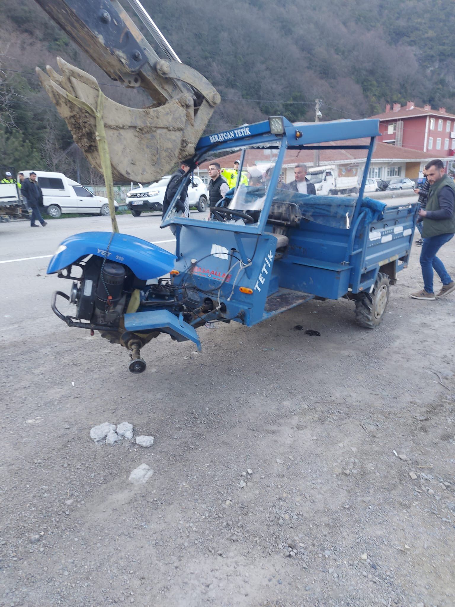 Pat Pat Kazasında 1 Kişi Yaralandı (2)