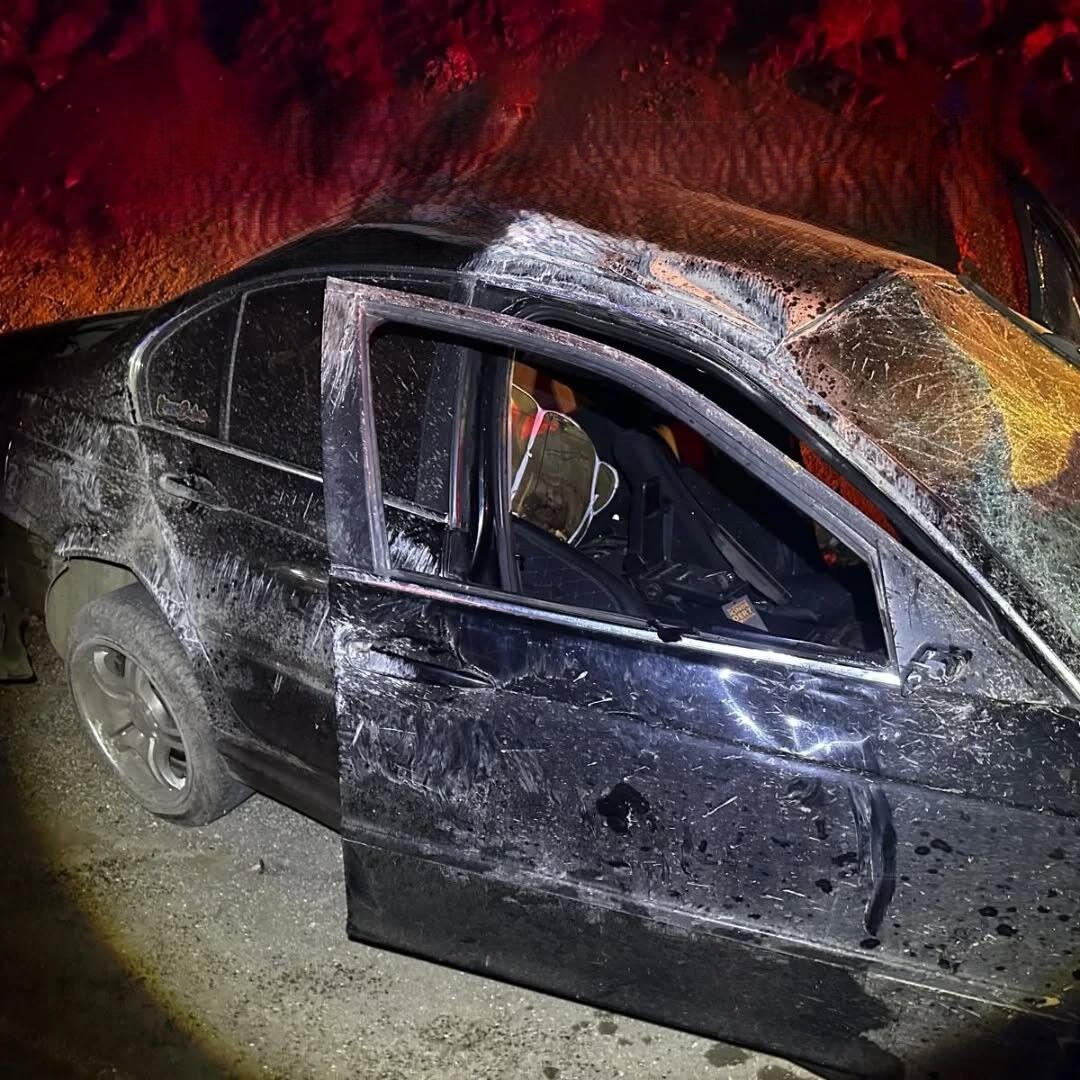 Takla Atan Araçtaki 4 Kişi Yaralandı (2)