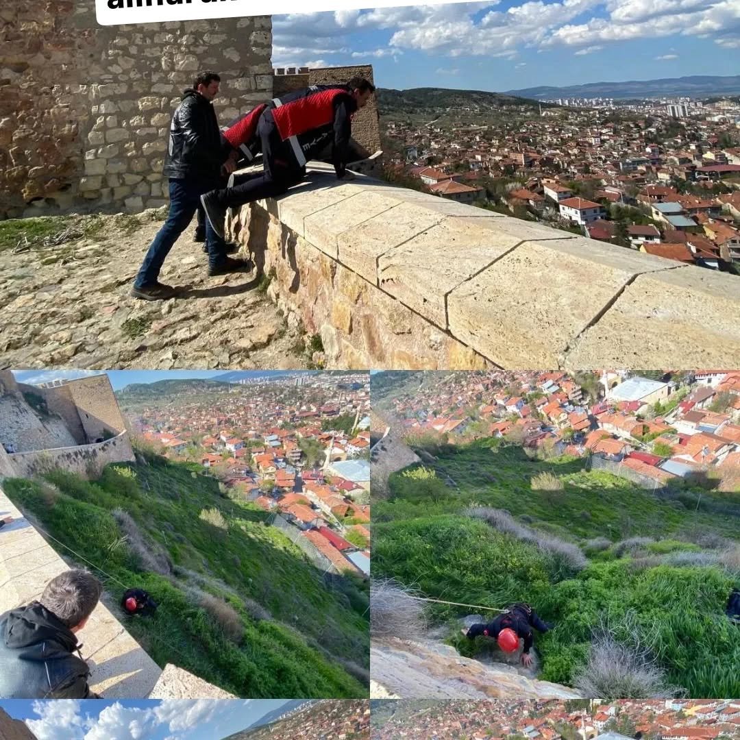 Kastamonu Kalesi'nde ekipler onun için seferber oldu