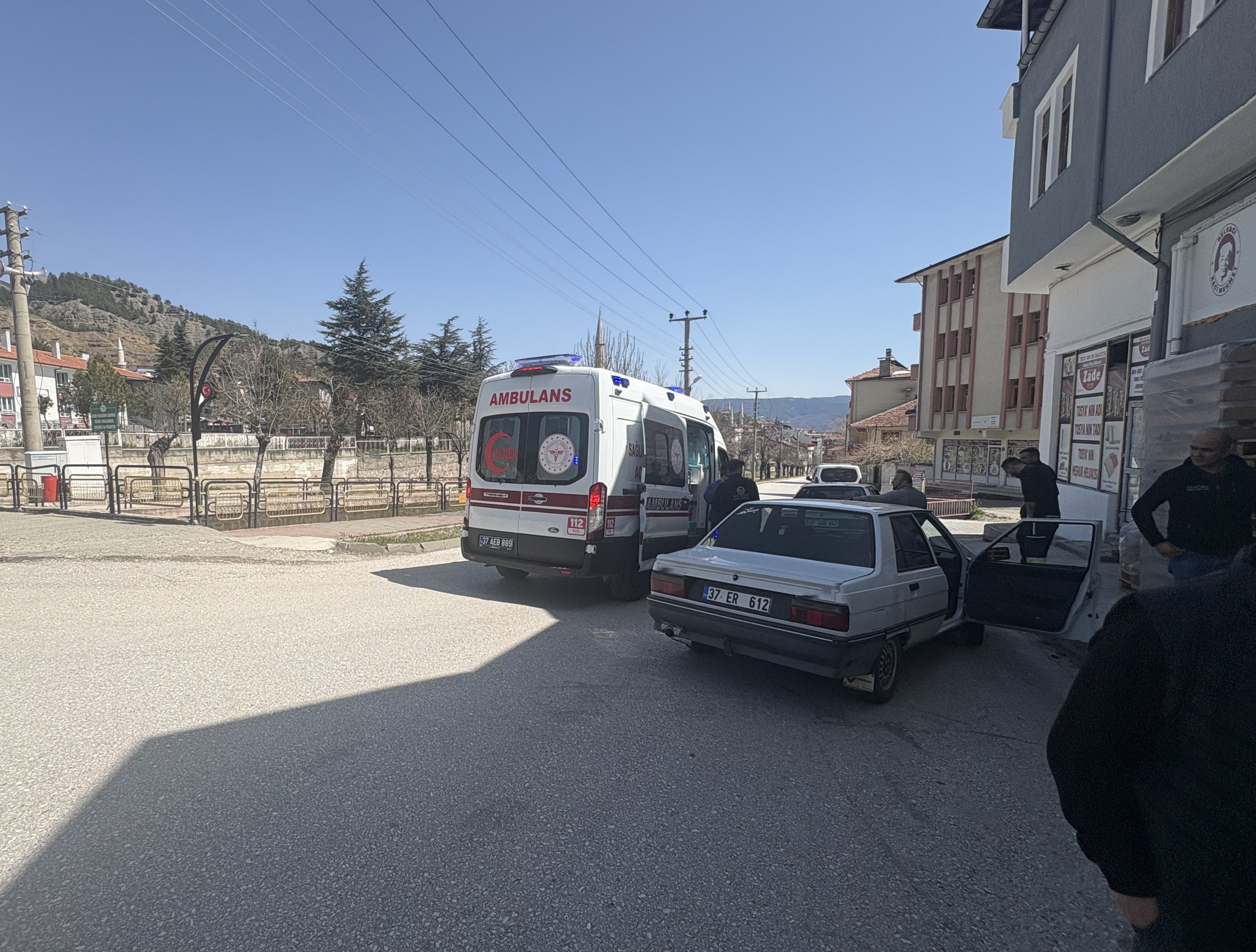 Kastamonu'daki Kaza Saniye Saniye Güvenlik Kamerasına Yansıdı (3)