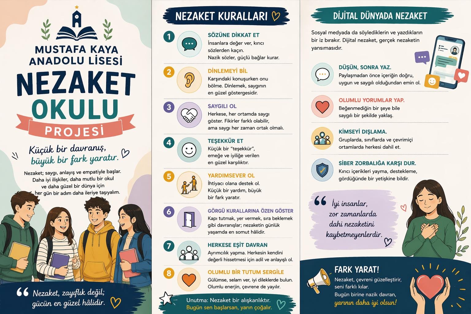 “Nezaket Okulu” Projesi Hayata Geçti (1)-1