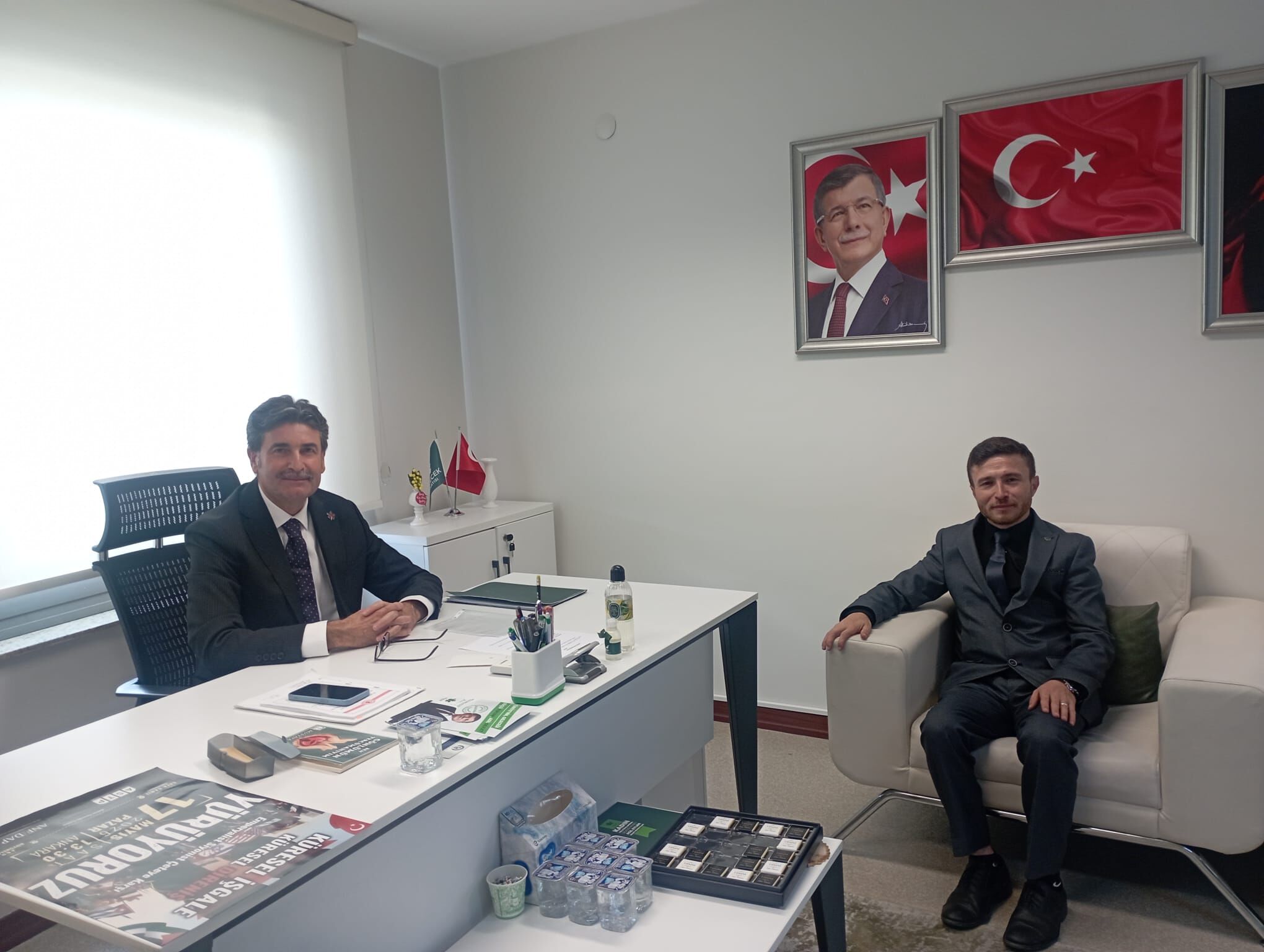 Gelecek Partisi Kastamonu Heyeti Davutoğlu Ile Görüştü (4)