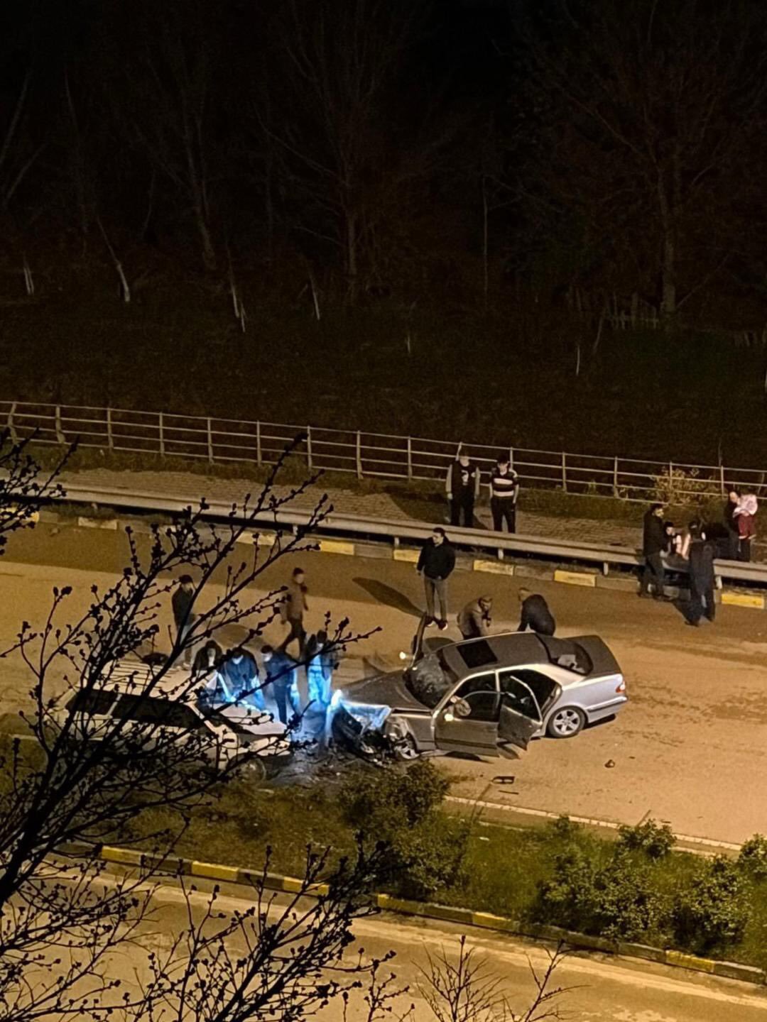 Karabukte Kastamonu Plakalı Arac Kazaya Karıstı 8 Yaralı (1)