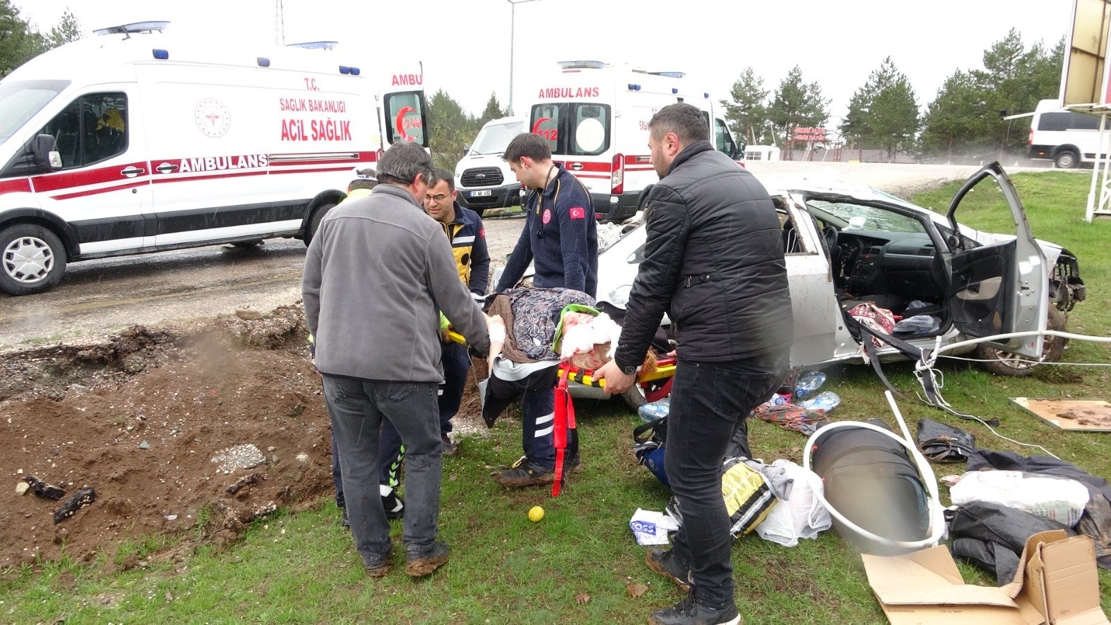 Kastamonu Kaza Can Pazarı 2 Yaralı (3)