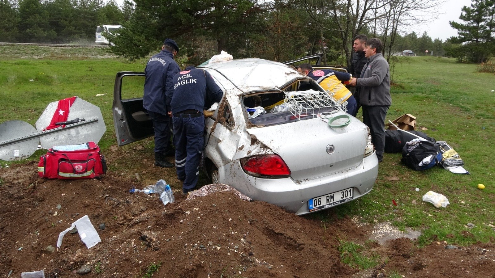 Kastamonu Kaza Can Pazarı 2 Yaralı (5)