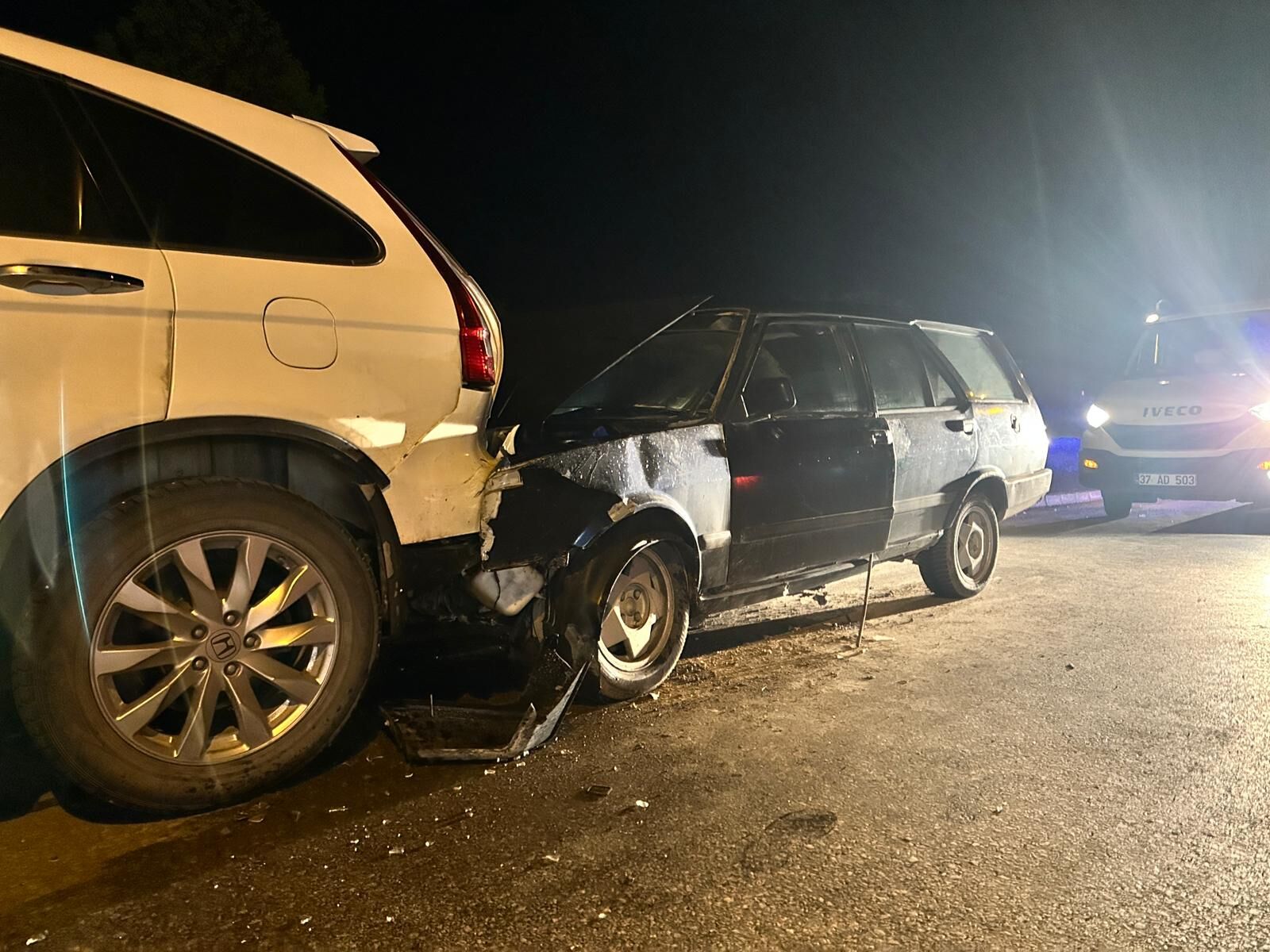 Kastamonu Kuzeykent Zincirleme Kaza, 1 Yaralı (4)