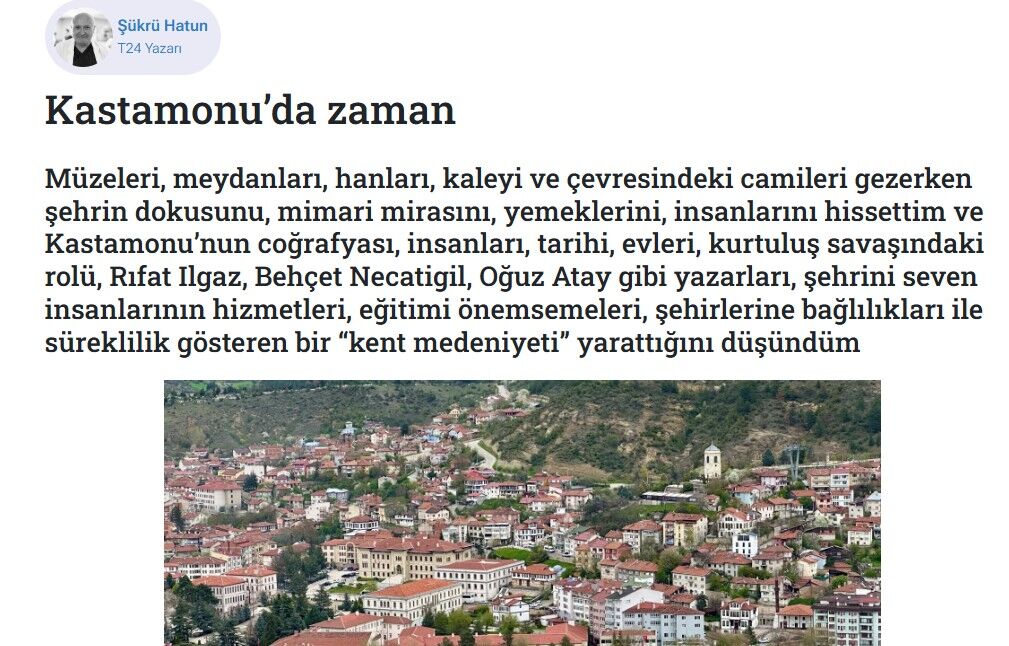 Kastamonu'da Zaman