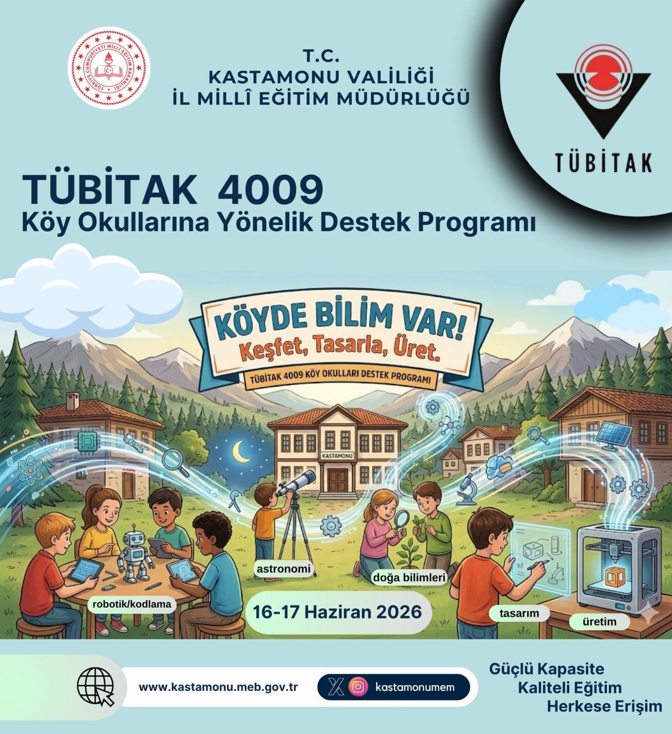 Köy Çocukları Bilim Ve Teknolojiyle