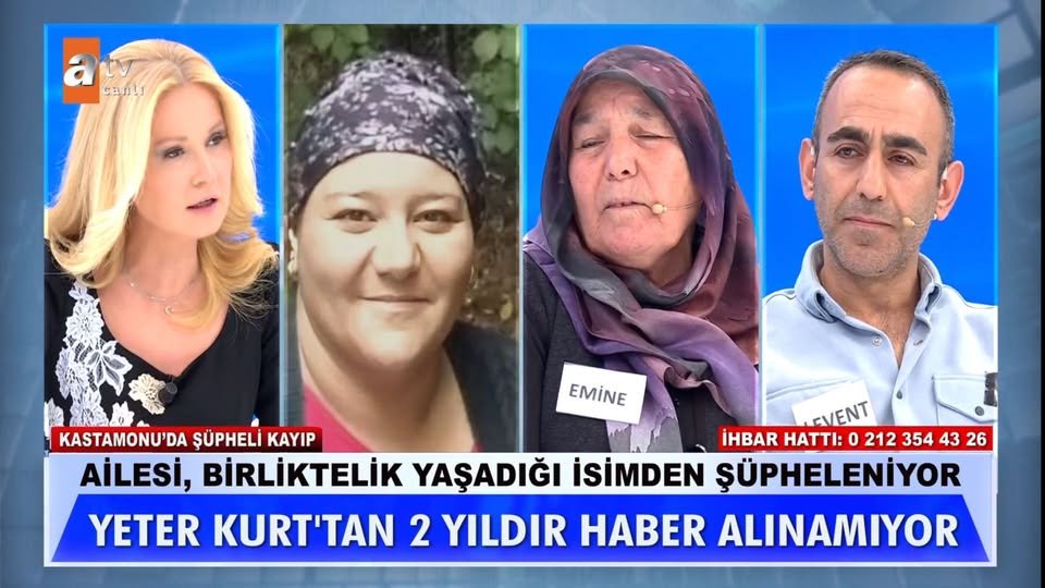 Müge Anlı’da Gündem Kastamonulu Yeter Kurt (2)