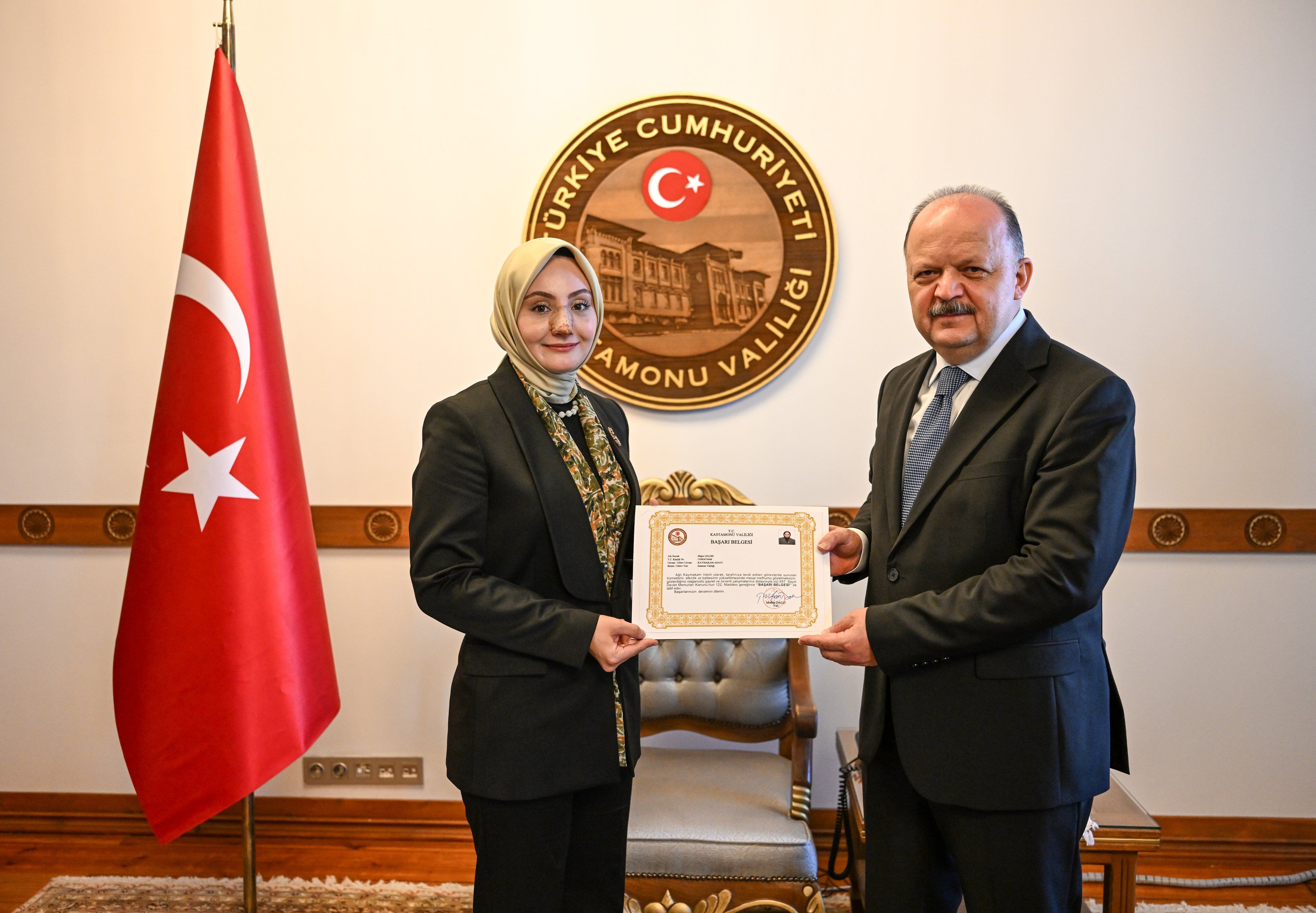 Aglı Ve Pınarbası Kaymakamları Vali Dallıya Veda Etti (1)