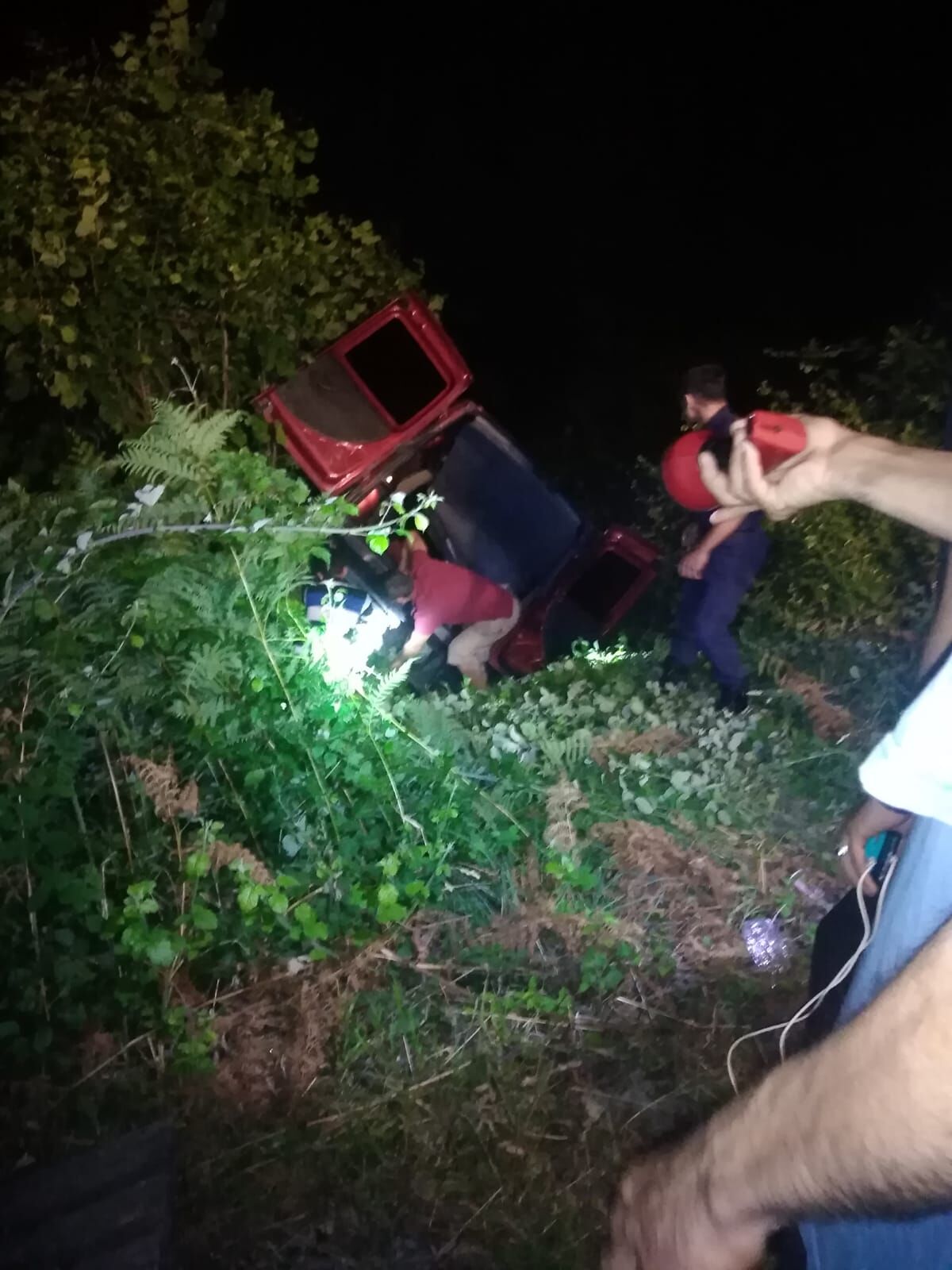 Cideli Muhtar Trafik Kazasında Ağır Yaralandı (3)
