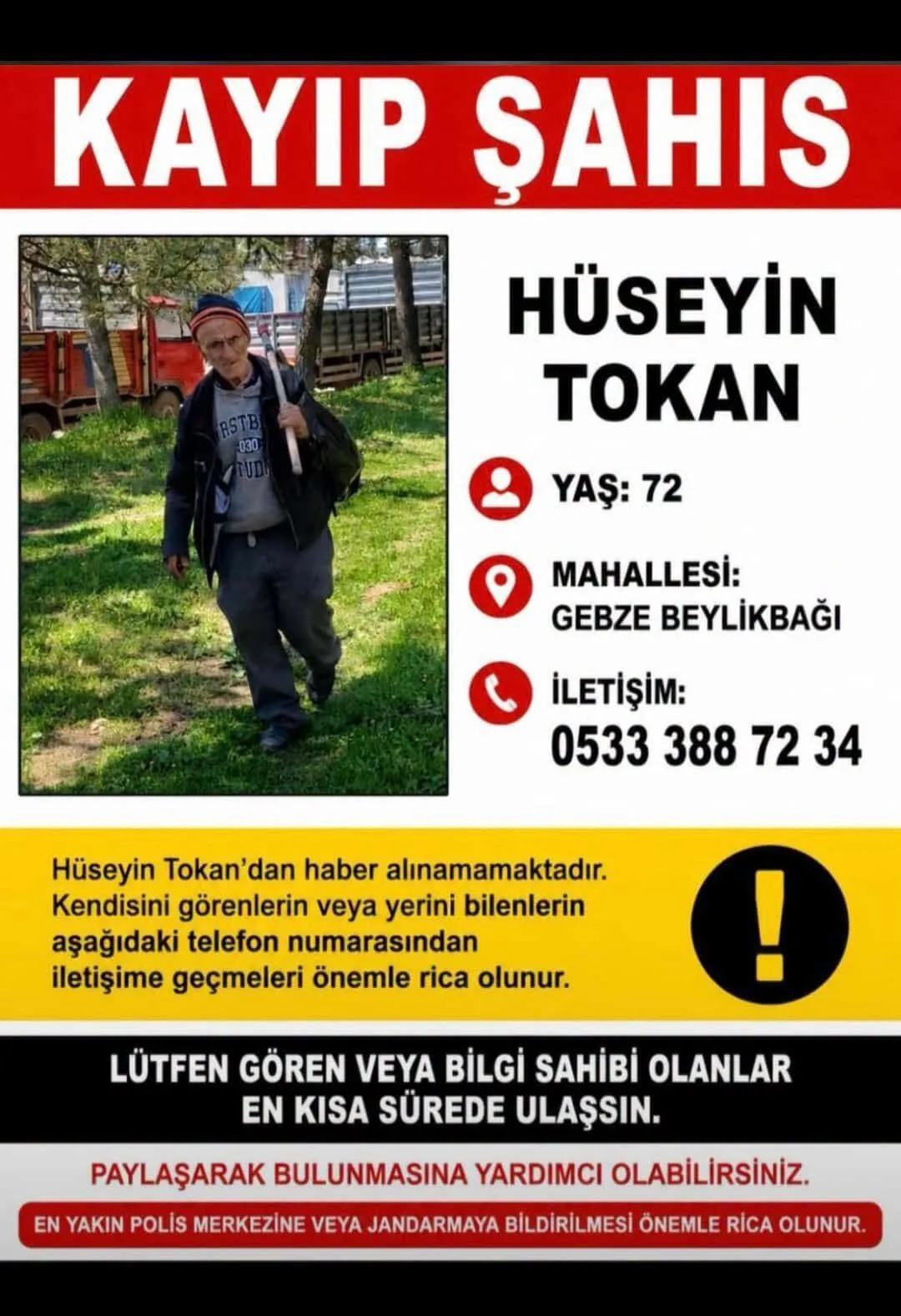 Gebze’de Kaybolan Kastamonulu 14 Gündür Aranıyor (1)