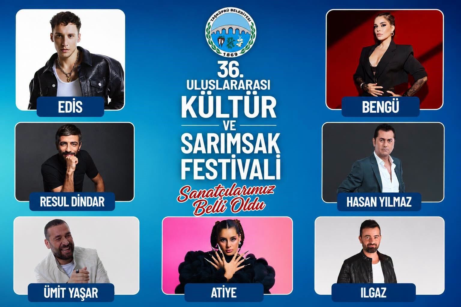 Taşköprü Sarımsak Festivali'nin Yıldızları Belli Oldu!-2