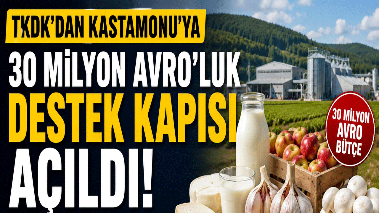 Kastamonu’da üretime 30 milyon Avro’luk destek kapısı açıldı