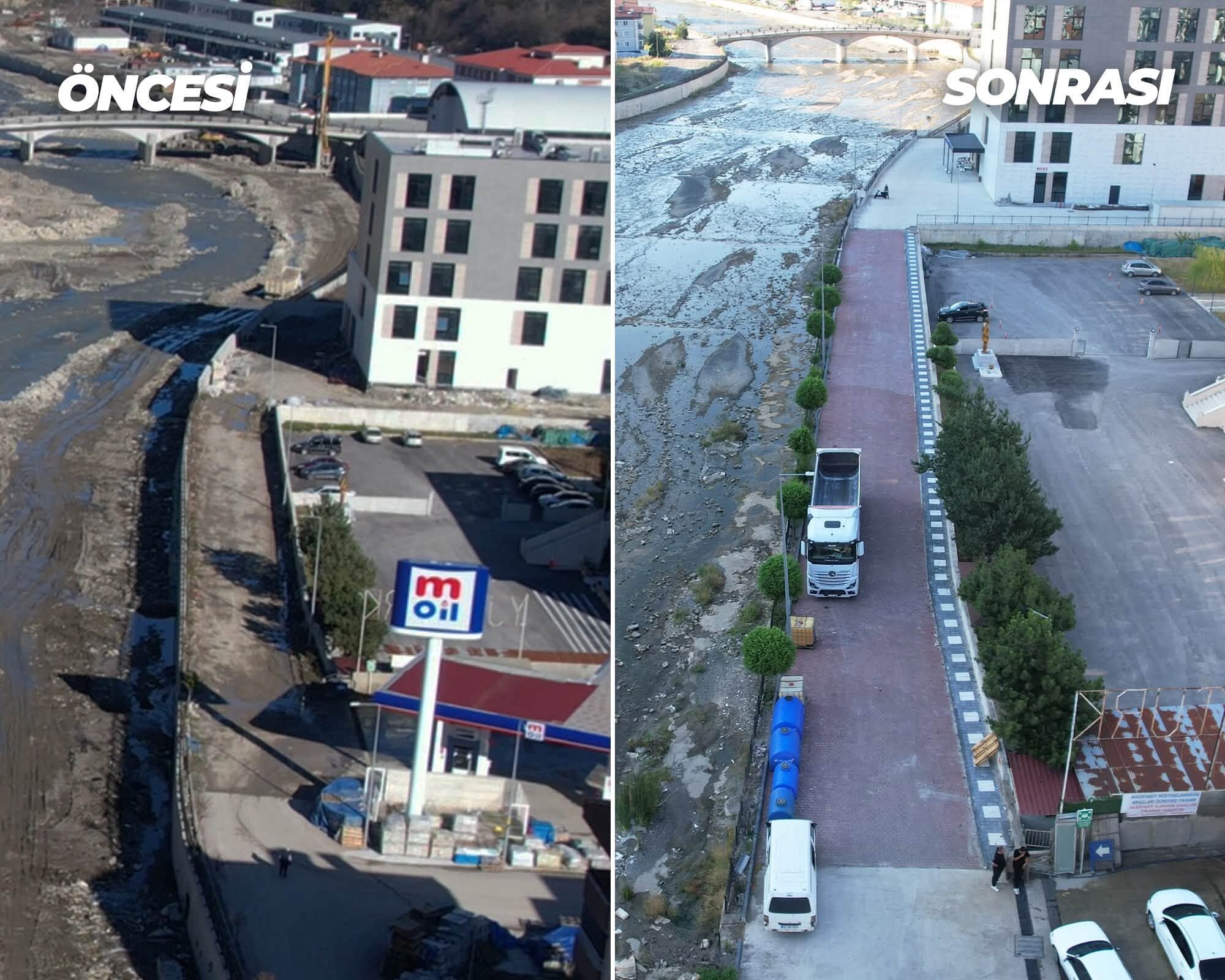 Bozkurt’ta Yeni Hastane Yolunda Çalışmalar Tamamlandı (1)
