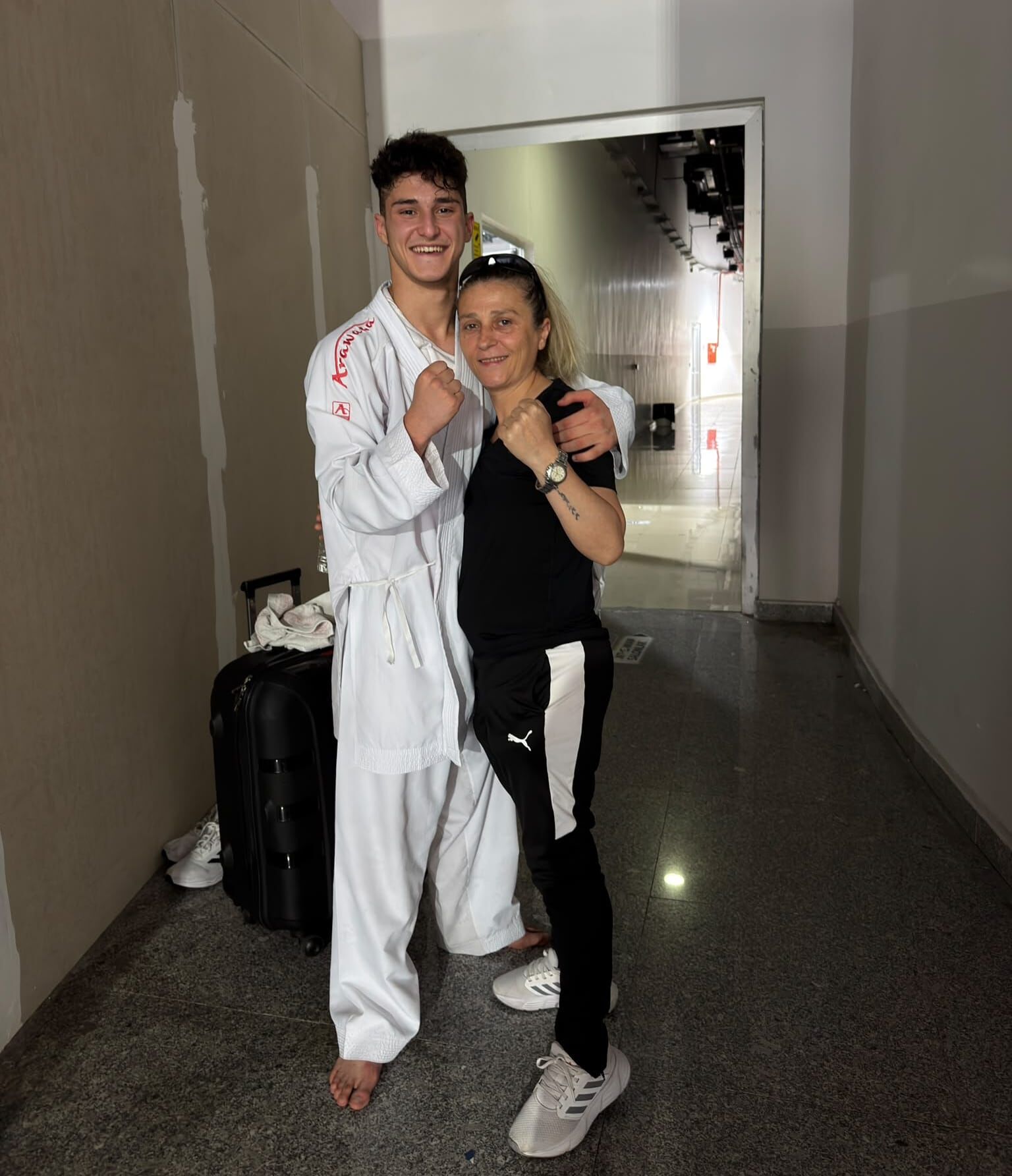 Cideli Rüzgar, Karate Pistinde Esti (1)