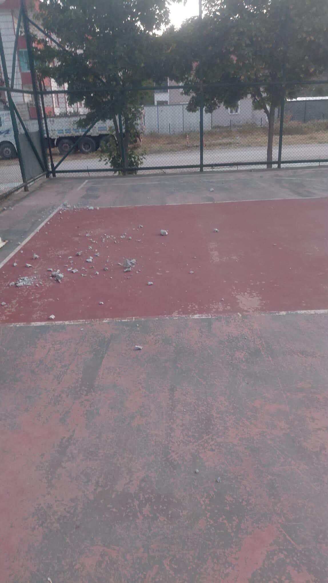 Hanonu Belediyesi Basketbol Sahasına Zarar Verildi (3)