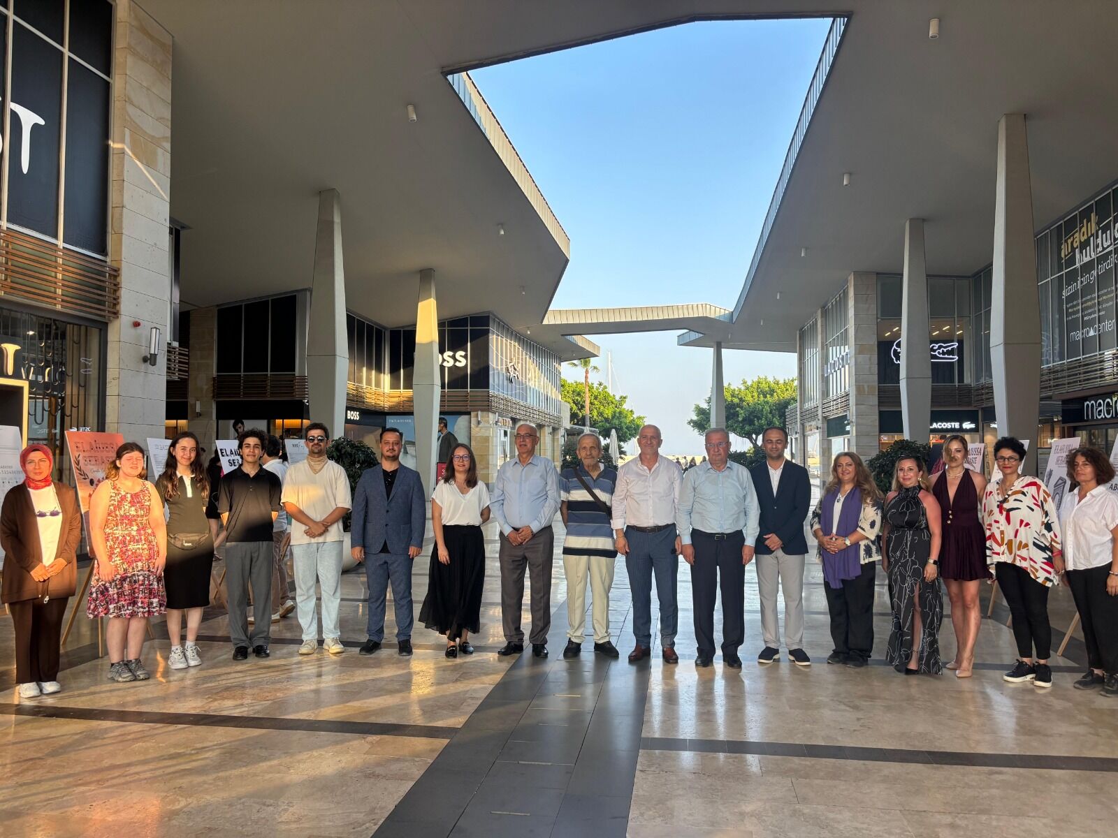 Kastamonu Üniversitesi Öğrencilerinin Sergisi Mersin Marina’da Açıldı (1)
