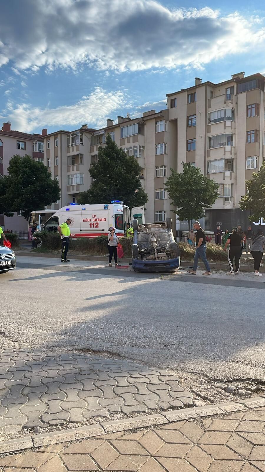 Kastamonu'da Kontrolden Çıkan Araç Takla Attı (3)