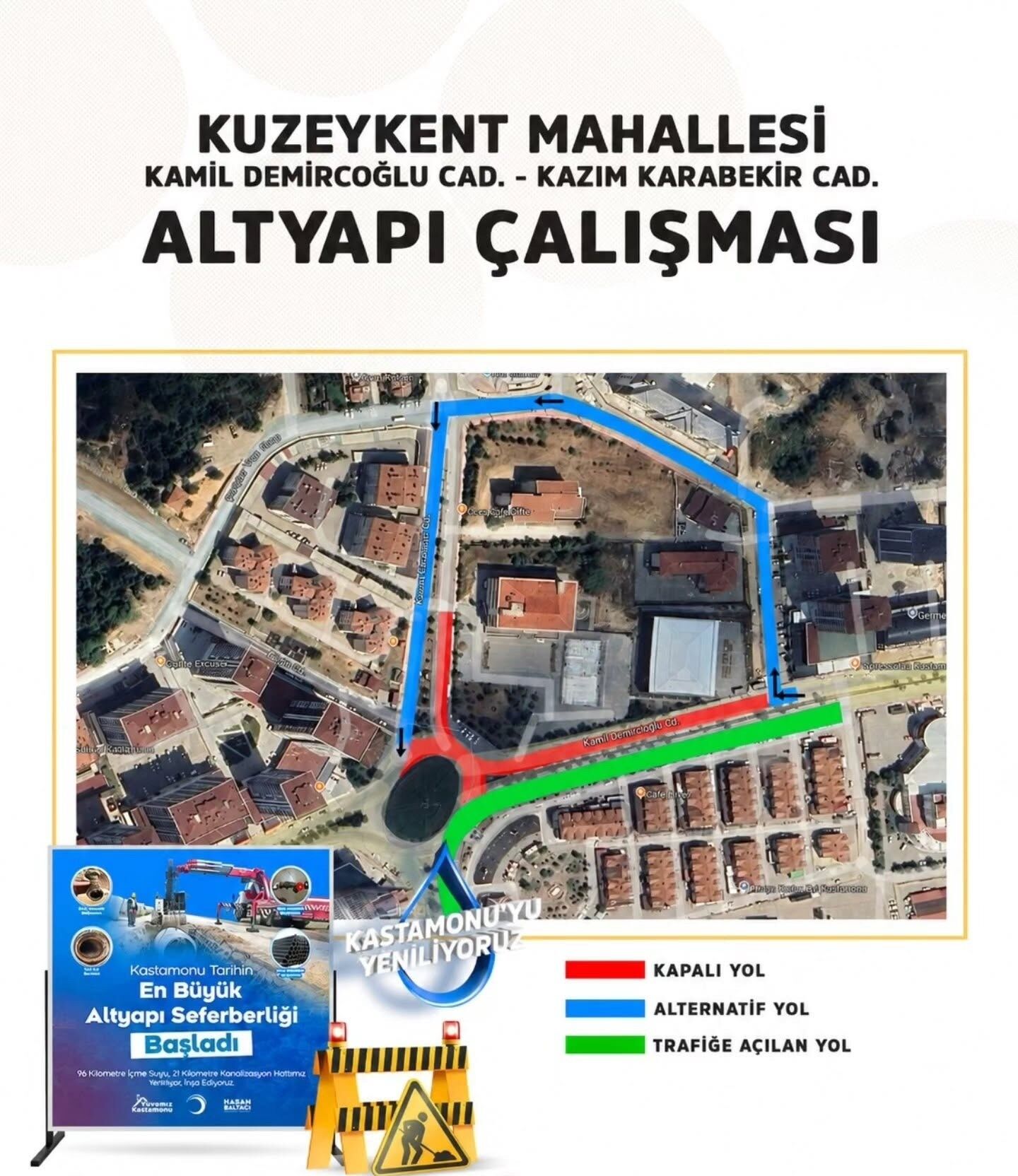Kastamonu'da O Güzergah Yeniden Trafiğe Açıldı (2)