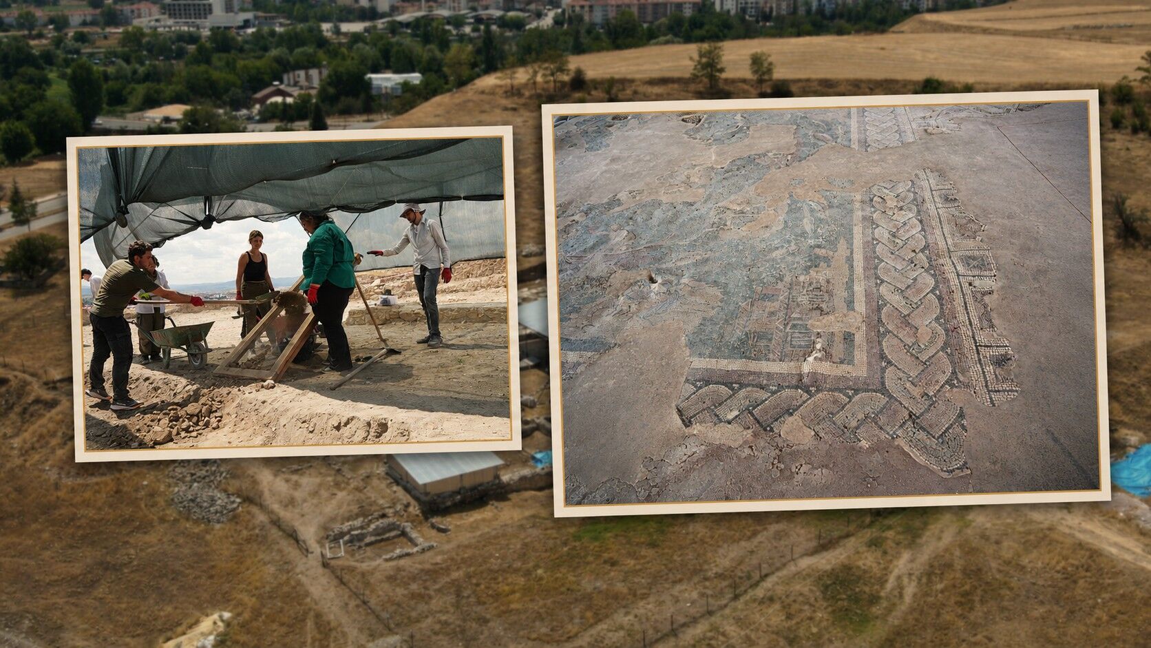 Kastamonu’daki 1800 yıllık villanın mozaikleri kurtarılıyor
