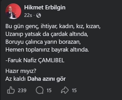 Kastamonu’dan Chp Kulislerini Hareketlendiren Paylaşım %22Hazır Mıyız? Az Kaldı%22