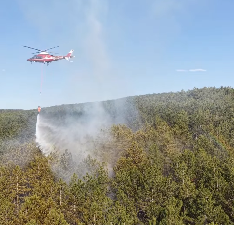 Taşköprü Alaçam'daki Yangın Hızlı Müdahaleyle Söndürüldü (1)
