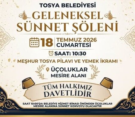 Tosya’da Geleneksel Sünnet Şöleni Hazırlığı