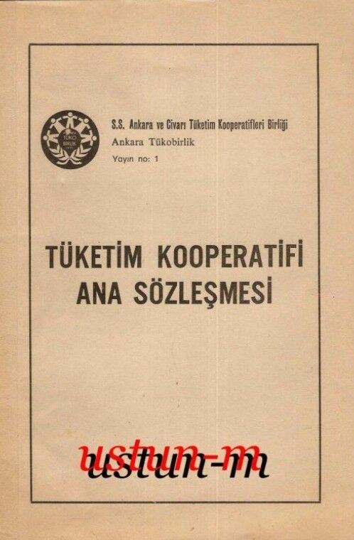 “Tüketim Kooperatifleri” (1)