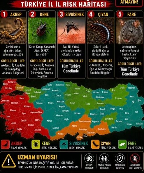 Türkiye Risk Haritası Yayımlandı Kastamonu’da Temmuz Alarmı!